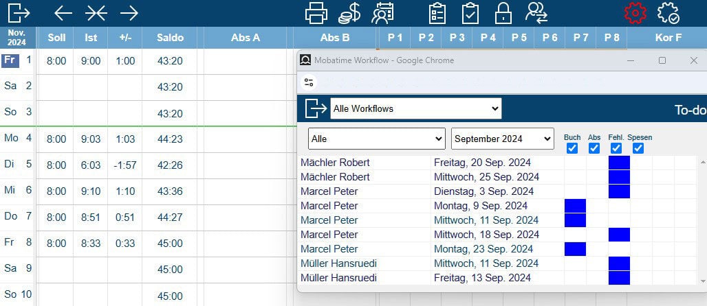 Mobatime-Workflow-ToDo-Liste