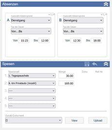 Mobatime-Zeiterfassung-V6-Absenzen-Spesen